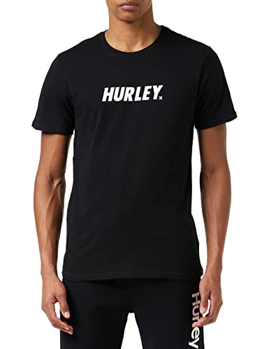 Hurley Herren Evd Wsd Fastlane Simple Tee T-Shirt, schwarz, L von Hurley