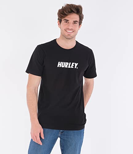 Hurley Herren Evd Wsd Fastlane Simple Tee T-Shirt, schwarz, S Hurley Herren Evd Wsd Fastlane Simple Tee T-Shirt, schwarz, S von Hurley