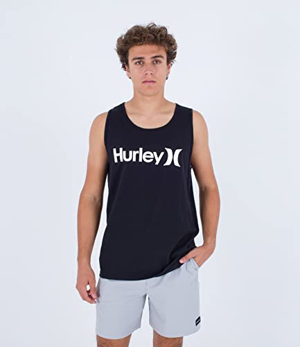 Hurley Herren Everyday One and Only Solid Tank Tshirt, schwarz, L von Hurley