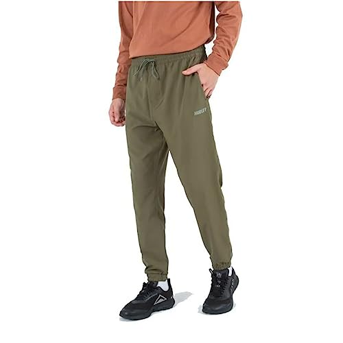 Hurley Herren Exp Dri Outsider Trek Ii Jogger Hose, Olivgrün, M von Hurley