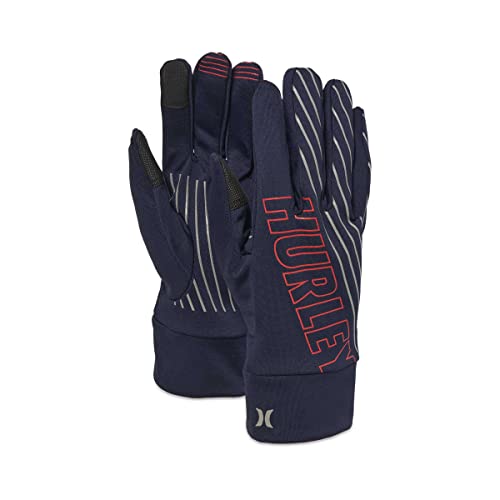 Hurley Herren Fastlane Running Cold Weather Gloves, Marineblau, L/XL Hurley Herren Fastlane Running Cold Weather Gloves, Marineblau, L/XL von Hurley
