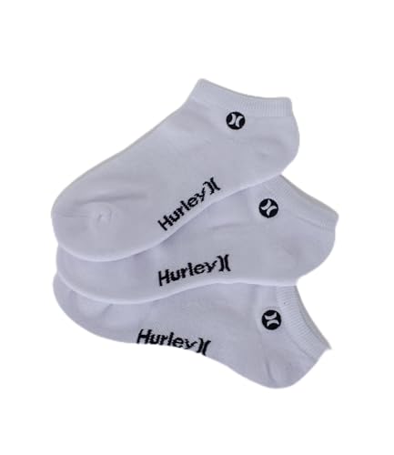 Hurley Herren H2o Dri Low Cut 3 Stück socken, Blanco, 44 von Hurley