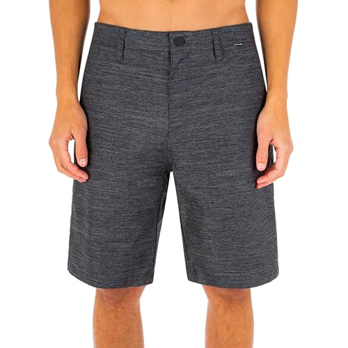 Hurley Herren H2o-dri Breathe 21 Walkshort Shorts, Schwarz, 28 EU von Hurley