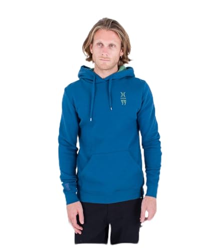 Hurley Herren M 99's Hood Kapuzen-Sweatshirt, blau, S Hurley Herren M 99's Hood Kapuzen-Sweatshirt, blau, S von Hurley