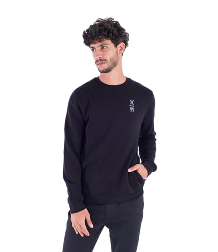 Hurley Herren M 99's Zip Hood Kapuzen-Sweatshirt, Schwarz, L Hurley Herren M 99's Zip Hood Kapuzen-Sweatshirt, Schwarz, L von Hurley