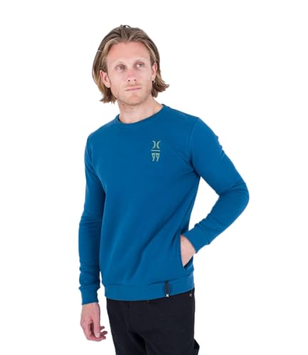 Hurley Herren M 99's Zip Hood Kapuzen-Sweatshirt, blau, M Hurley Herren M 99's Zip Hood Kapuzen-Sweatshirt, blau, M von Hurley