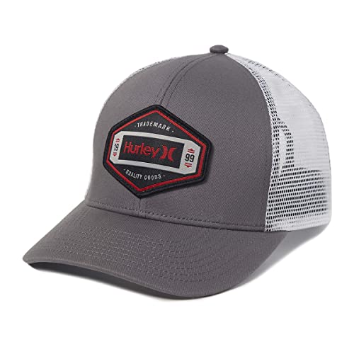 Hurley Herren M Brighton Trucker Cap, Dunkelgrau (40), Einheitsgröße EU von Hurley