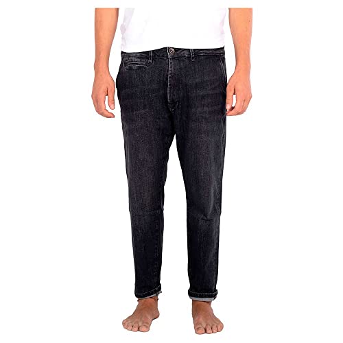 Hurley Herren M Hr Chino Crop Oceancare Den-Hose Freizeithose, Schwarz, 28 von Hurley