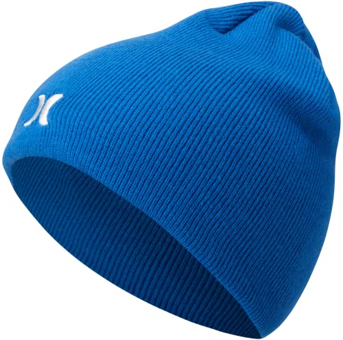 Hurley Herren M Icon Staple Beanie Totenkopf Kappen, Navy, Einheitsgröße EU von Hurley