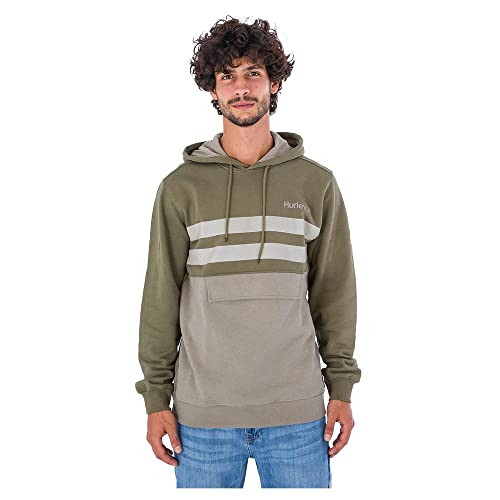 Hurley Herren M Oceancare Blok Party Pullover Sweater, Dark Green, XL EU Hurley Herren M Oceancare Blok Party Pullover Sweater, Dark Green, XL EU von Hurley