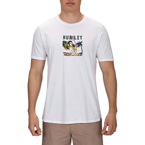 Hurley M PRM Tropics Del Tod Ss T-Shirt für Herren S weiß Hurley M PRM Tropics Del Tod Ss T-Shirt für Herren S weiß von Hurley