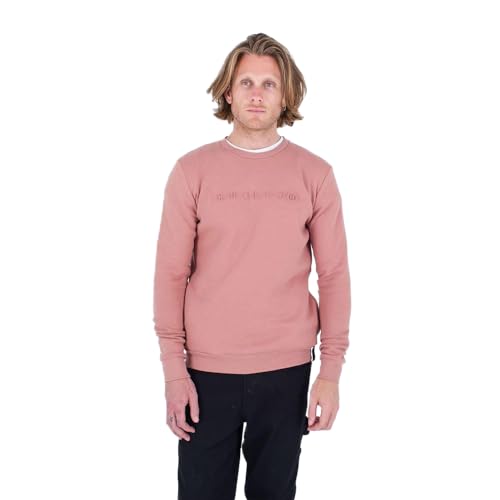 Hurley Herren M Racer Crew Pullover Sweater, Rose, XL Hurley Herren M Racer Crew Pullover Sweater, Rose, XL von Hurley