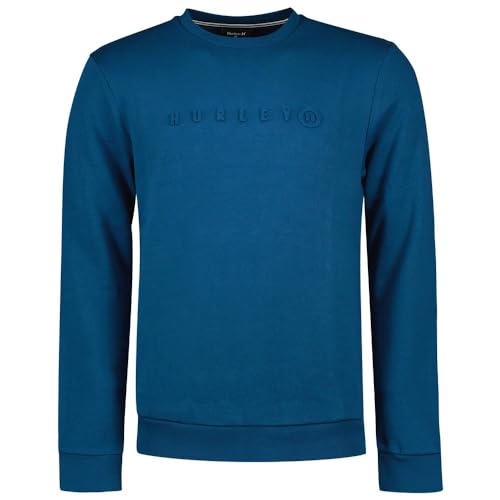 Hurley Herren M Racer Crew Pullover Sweater, blau, L Hurley Herren M Racer Crew Pullover Sweater, blau, L von Hurley