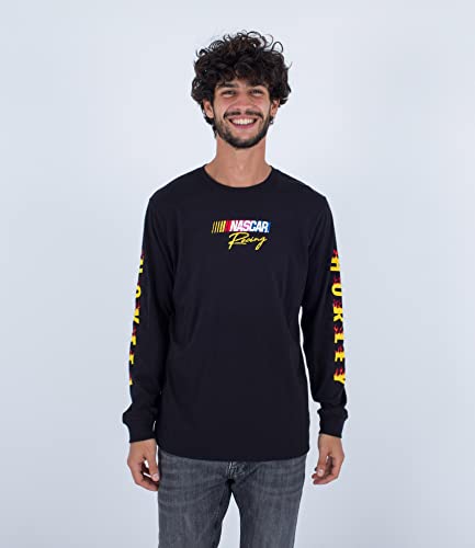 Hurley Herren Nascar Evd Flame Ls Tshirt, schwarz, S Hurley Herren Nascar Evd Flame Ls Tshirt, schwarz, S von Hurley