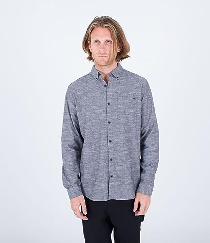 Hurley Herren O&o Stretch Ls Hemd, Schwarz, XXL Hurley Herren O&o Stretch Ls Hemd, Schwarz, XXL von Hurley