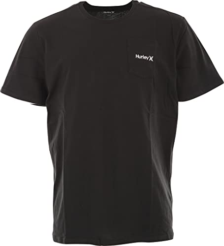 Hurley Herren OAO Pocket Tee T-Shirt, schwarz, M von Hurley