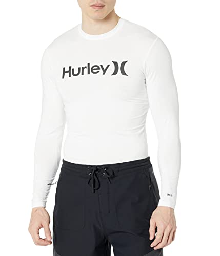 Hurley Herren OAO Quickdry Rashguard Ls ausschlagschutzhemd, weiß, S Hurley Herren OAO Quickdry Rashguard Ls ausschlagschutzhemd, weiß, S von Hurley