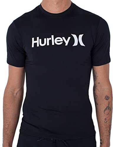 Hurley Herren OAO Quickdry Rashguard S/S ausschlagschutzhemd, schwarz, XL Hurley Herren OAO Quickdry Rashguard S/S ausschlagschutzhemd, schwarz, XL von Hurley