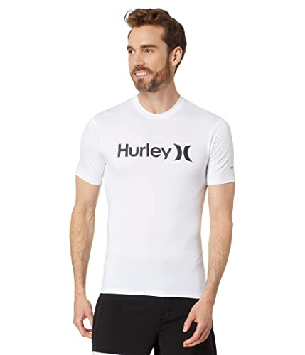 Hurley Herren OAO Quickdry Rashguard S/S ausschlagschutzhemd, weiß, L Hurley Herren OAO Quickdry Rashguard S/S ausschlagschutzhemd, weiß, L von Hurley