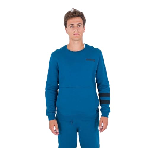 Hurley Herren Oceancare Crew Pullover Sweater, blau, M Hurley Herren Oceancare Crew Pullover Sweater, blau, M von Hurley