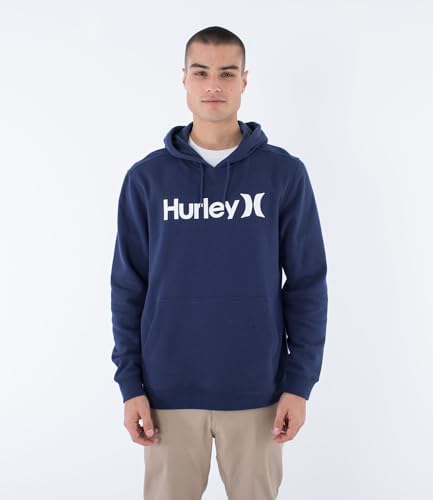 Hurley Herren One & Only Sudadera Con Capucha de Forro Polar Sólido Kapuzenpullover, Blau (Midnight Aqua), XXL von Hurley