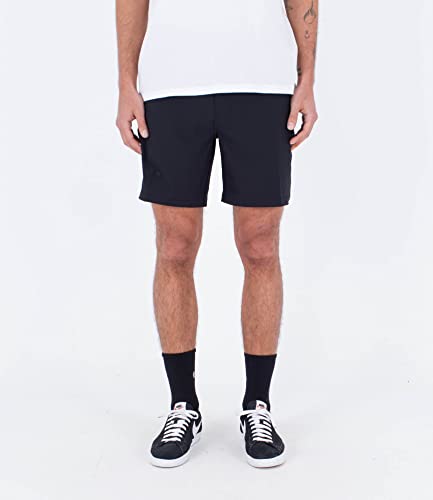 Hurley Herren PhnTM Walkshort 45,7 cm Bermudas, Schwarz, 30 cm von Hurley