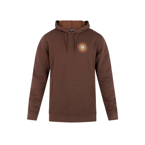 Hurley Herren Saw Sun Fleece Po Pullover Sweater, Expresso, XL Hurley Herren Saw Sun Fleece Po Pullover Sweater, Expresso, XL von Hurley