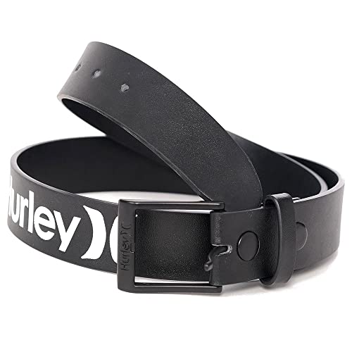 Hurley Herren Simple Belt Gürtel, Schwarz, Einheitsgröße UK von Hurley