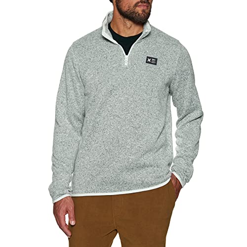 Hurley Herren Tisch Ridgeline 1/4 Zip T-Shirt, weiß, M Hurley Herren Tisch Ridgeline 1/4 Zip T-Shirt, weiß, M von Hurley