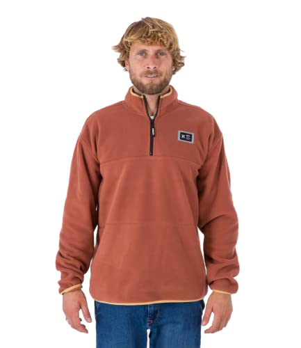Hurley Herren Tisch Windchill+ 1/4 Zip Sweatshirt, Zion Rost, L Hurley Herren Tisch Windchill+ 1/4 Zip Sweatshirt, Zion Rost, L von Hurley