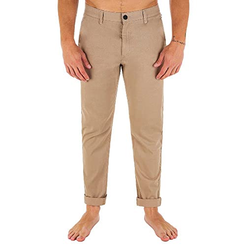 Hurley Herren Worker Icon Pant Hose, Khaki, 36 von Hurley