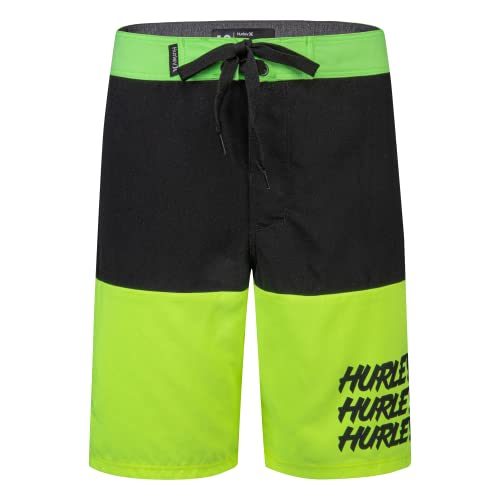 Hurley Jungen Hrlb Boardshorts, 3 Stück Board-Shorts, Schwarz/Blaues Graphit, 170 Hurley Jungen Hrlb Boardshorts, 3 Stück Board-Shorts, Schwarz/Blaues Graphit, 170 von Hurley