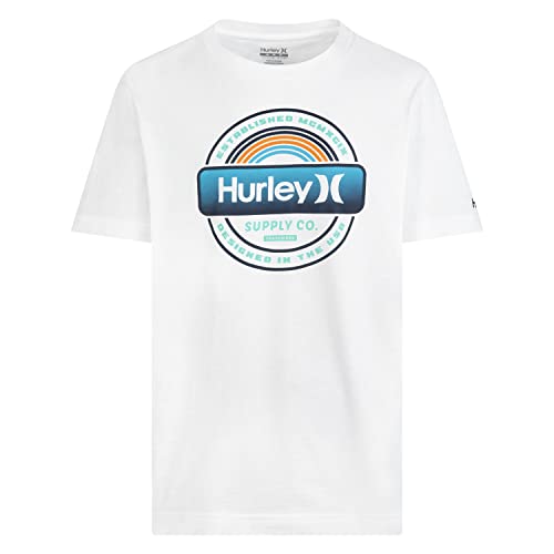 Hurley Jungen Hrlb Label Tee T Shirt, Weiß, 12 Jahre EU Hurley Jungen Hrlb Label Tee T Shirt, Weiß, 12 Jahre EU von Hurley