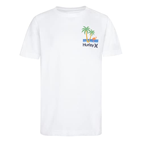 Hurley Jungen Hrlb Mingo Tee T-Shirt, schwarz, 7 años von Hurley