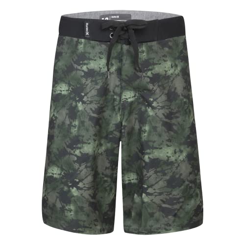 Hurley Jungen Hrlb Phantom Haleiwa Bds Board-Shorts, grün Camo, 170 von Hurley