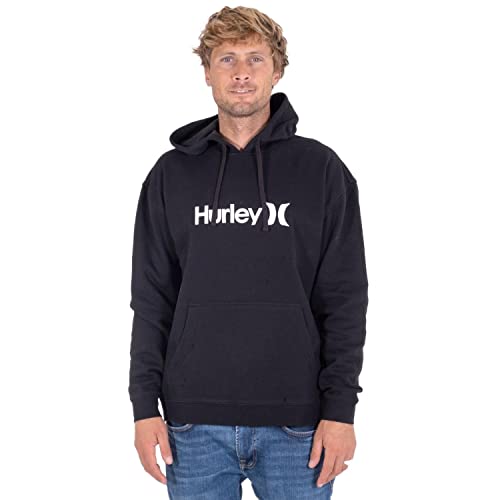 Hurley Herren M Oao Solid Core Po Fleece Sweatshirt, Schwarz, L UK von Hurley