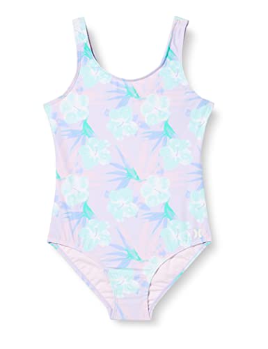 Hurley Mädchen Hrlg One Piece W/Twist Back Einteiliger Badeanzug, Light Orchid, 10 años von Hurley