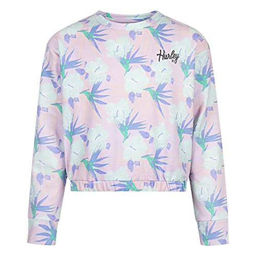 Hurley Mädchen Hrlg Printed Crew Neck Sweatsh Sweatshirt, Light Lavender, 5 años Hurley Mädchen Hrlg Printed Crew Neck Sweatsh Sweatshirt, Light Lavender, 5 años von Hurley