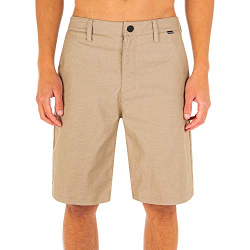 Hurley Men's Herren H2O-Dri Breathe 21" Walkshort Shorts, Khaki, 47 von Hurley