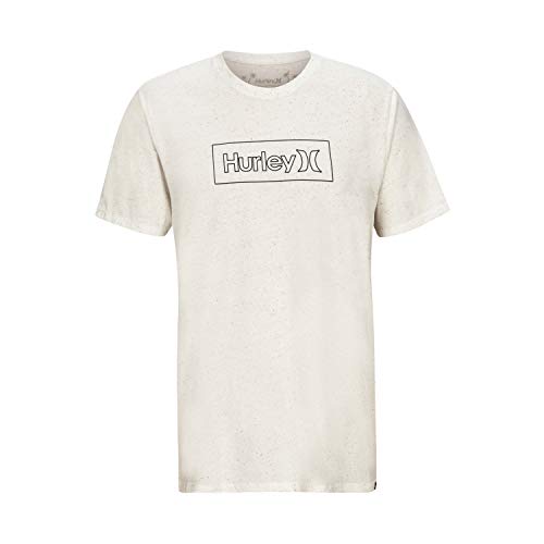 Hurley Mens M Rec One&Only Outline Boxed S/S T-Shirt, White, M Hurley Mens M Rec One&Only Outline Boxed S/S T-Shirt, White, M von Hurley