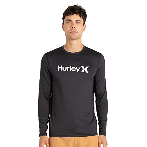 Hurley Unisex Oao Surf Ls Rash Guard Shirt, Onecolor, L EU Hurley Unisex Oao Surf Ls Rash Guard Shirt, Onecolor, L EU von Hurley