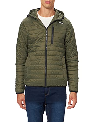 Hurley Herren M Balsam Quilted Packable Jacket, Peat Moss, XL EU Hurley Herren M Balsam Quilted Packable Jacket, Peat Moss, XL EU von Hurley