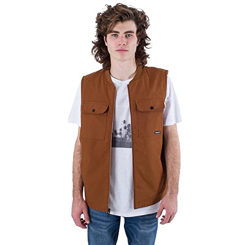 thread collective inc. Herren Chip Worker Vest Weste, Bronzefarben, S von Hurley