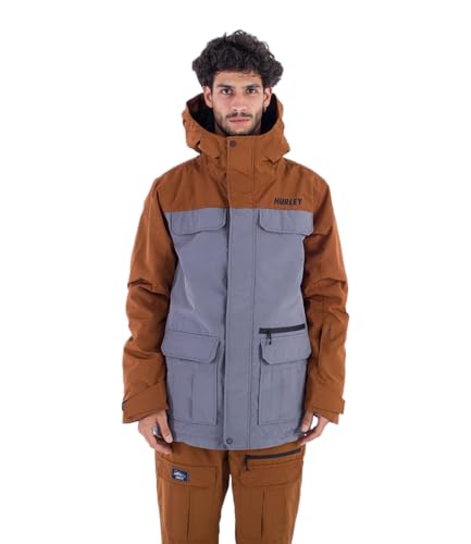 thread collective inc. Herren Jacke Pemberton Schneejacke, Steingrau/brüniert, M thread collective inc. Herren Jacke Pemberton Schneejacke, Steingrau/brüniert, M von Hurley