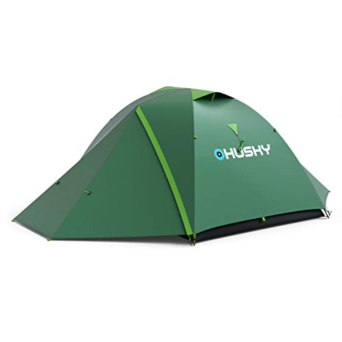 Husky Unisex – Erwachsene x Leichtes Wanderzelt für 3 Personen, Grün, 2 Pers Husky Unisex – Erwachsene x Leichtes Wanderzelt für 3 Personen, Grün, 2 Pers von Husky
