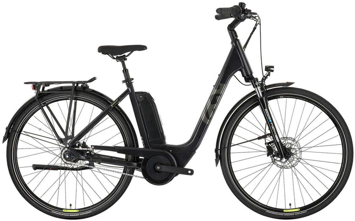 Husqvarna E-BICYCLES E-Bike Cityrad E-Citybike Grand City Y2, 9 Gang Tektro RD-T350 Schaltwerk, Kettenschaltung, Mittelmotor, 500 Wh, (28 Zoll, Yamaha Motor, Scheibenbremsen, mit Straßenzulassung), Pedelec, Elektrofahrrad für Herren u. Damen, tiefer Einstieg Husqvarna E-BICYCLES E-Bike Cityrad E-Citybike Grand City Y2, 9 Gang Tektro RD-T350 Schaltwerk, Kettenschaltung, Mittelmotor, 500 Wh, (28 Zoll, Yamaha Motor, Scheibenbremsen, mit Straßenzulassung), Pedelec, Elektrofahrrad für Herren u. Damen, tiefer Einstieg von Husqvarna E-BICYCLES