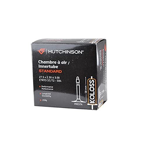 Hutchinson Fahrradschlauch für Erwachsene, Unisex, Schwarz, 27,5 x 2,30 bis 3,00 von Hutchinson