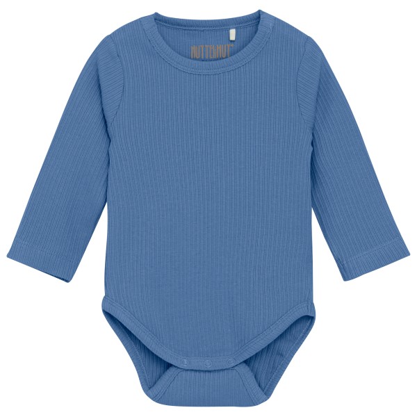 Huttelihut - Kid's Body L/S Rib Boy - Alltagsunterwäsche Gr 74 blau von Huttelihut