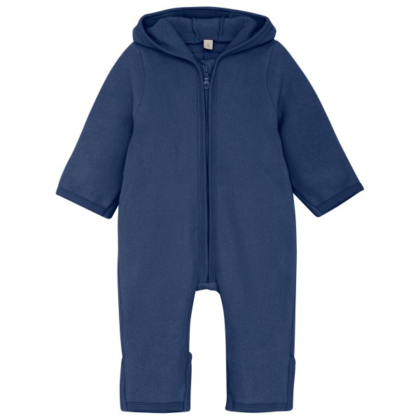 Huttelihut - Kid's Pram Suit Bear Ears Cot. Fleece - Overall Gr 92 blau Huttelihut - Kid's Pram Suit Bear Ears Cot. Fleece - Overall Gr 92 blau von Huttelihut