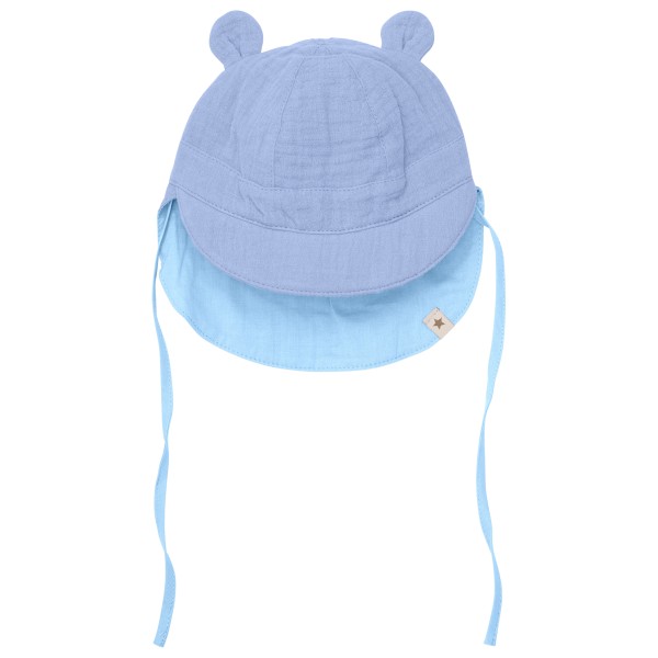 Huttelihut - Kid's Summer Hat Bear Ears Muslin - Hut Gr 86/92 lila von Huttelihut